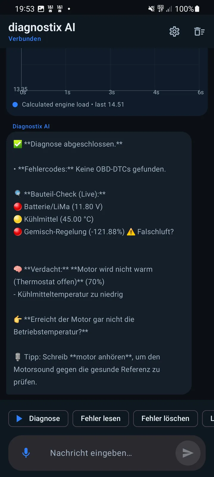 DiagnostiX AI Diagnosebericht